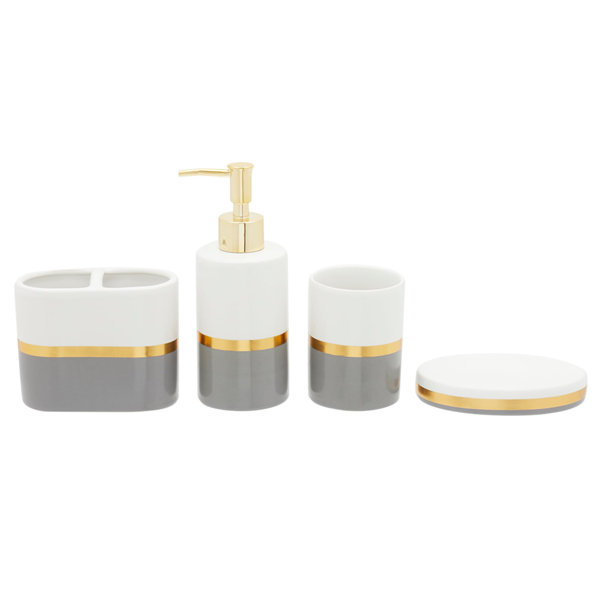 Mercer41 Imperial 4 Piece Bath Accessory Set | Wayfair